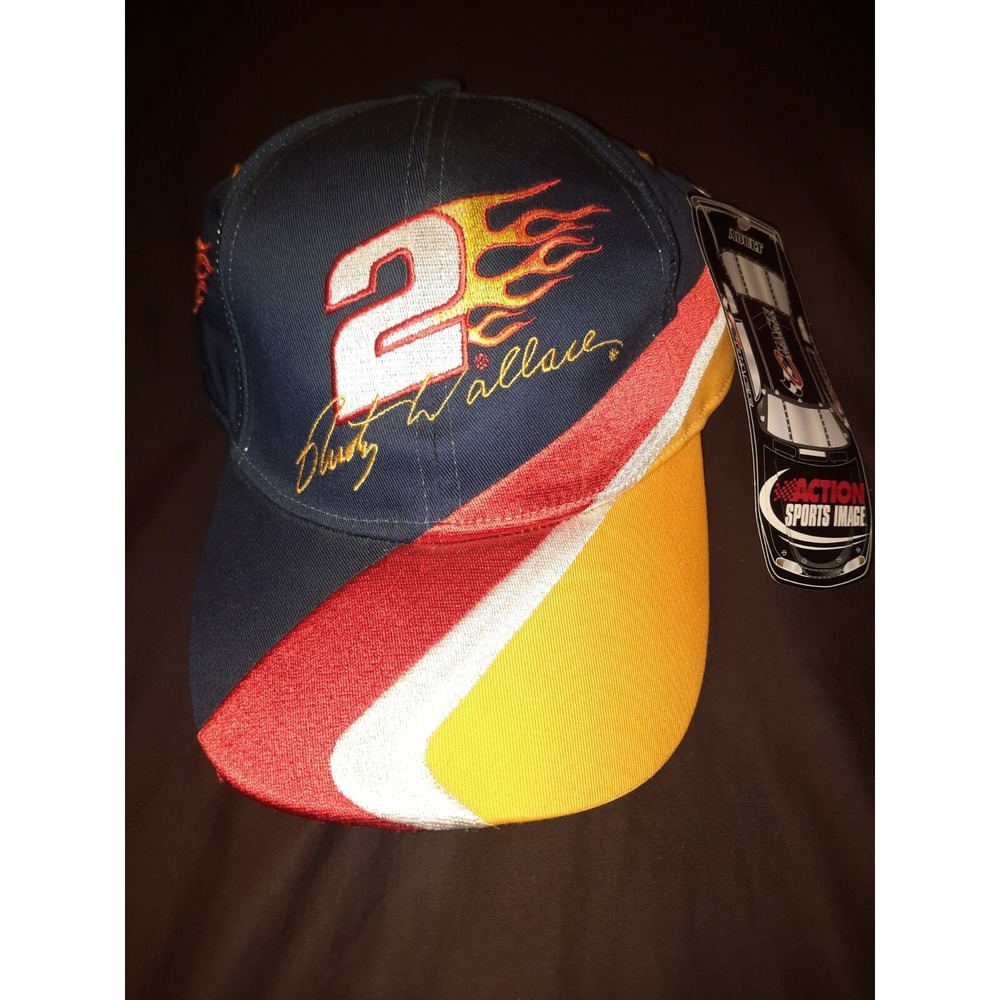 Chase Authentics Nascar Rusty Wallace #2 Miller Lite Harley Davidson Hat NWT